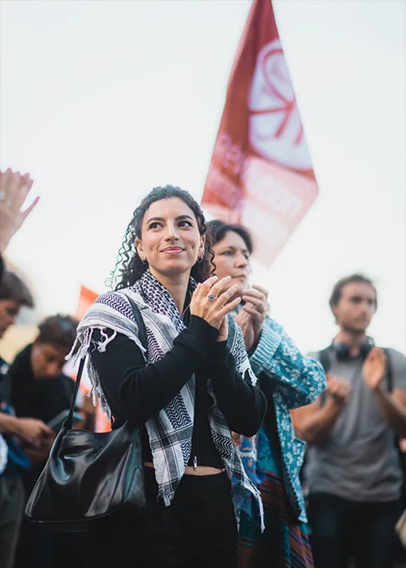 Manifestation Soutien Flotille Gaza Palestine