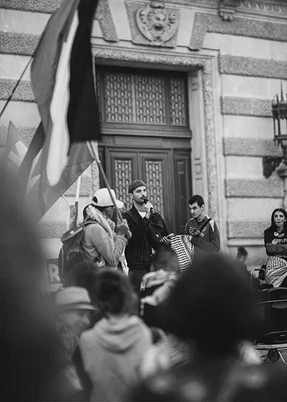 Manifestation Soutien Flotille Gaza Palestine
